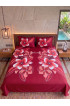 Hand Painted Rayon Bedsheet Set King Size Hand Painted Rayon Bedsheet Set King Size